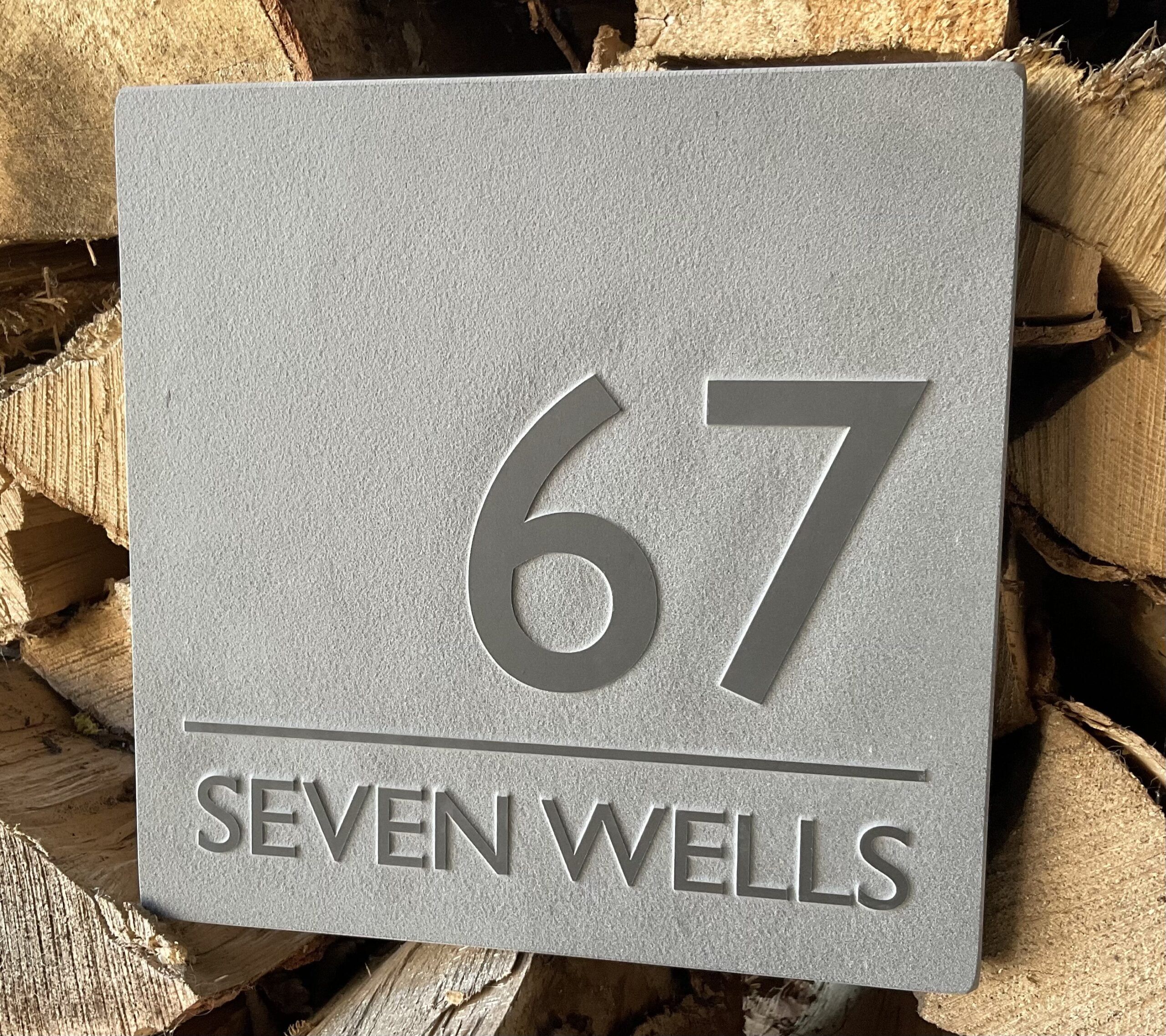 Personalised Slate House Signs Relief Engraved supplied with FREE hidden fixing kit various sizes