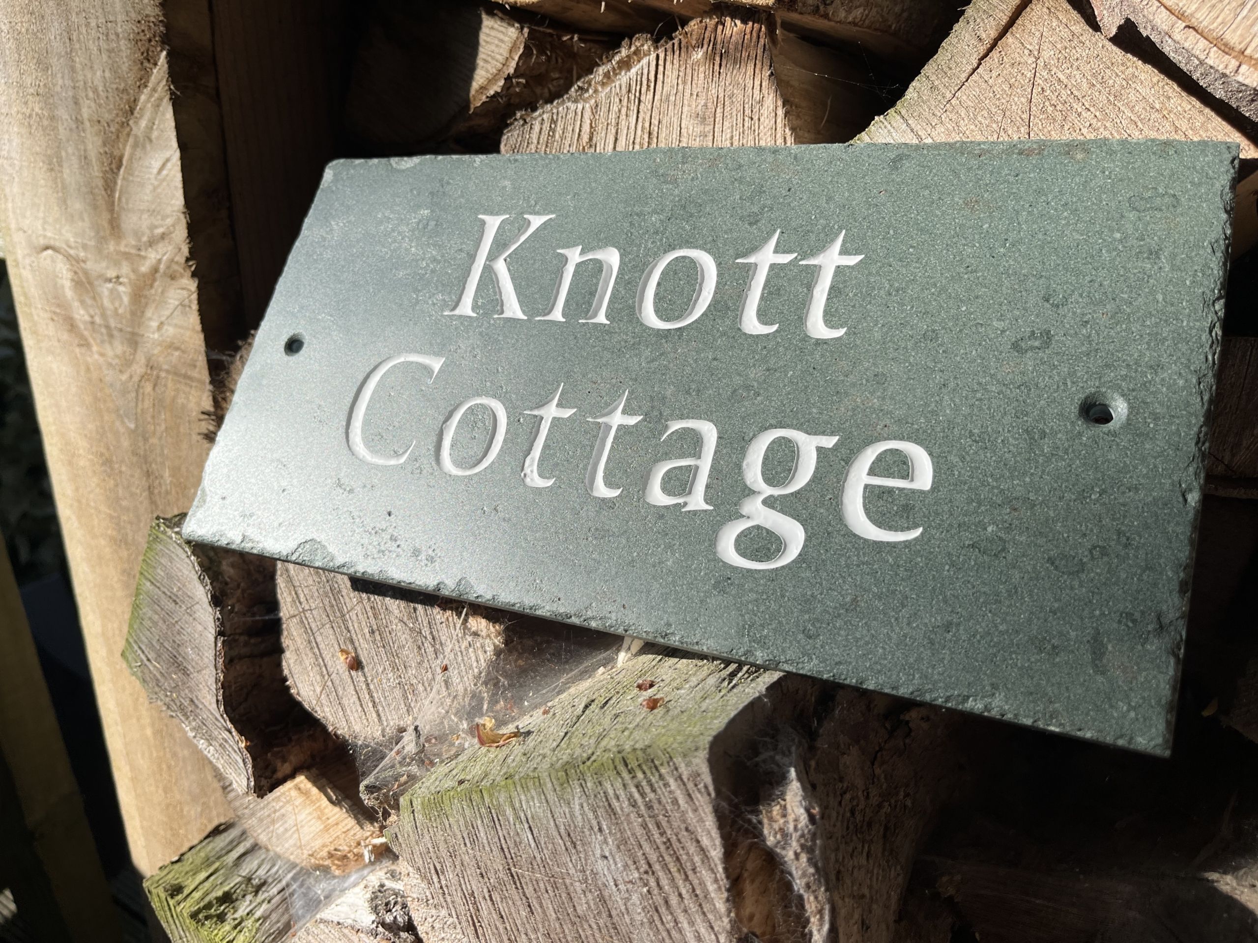Rustic Westmorland Slate House Sign - Image 5