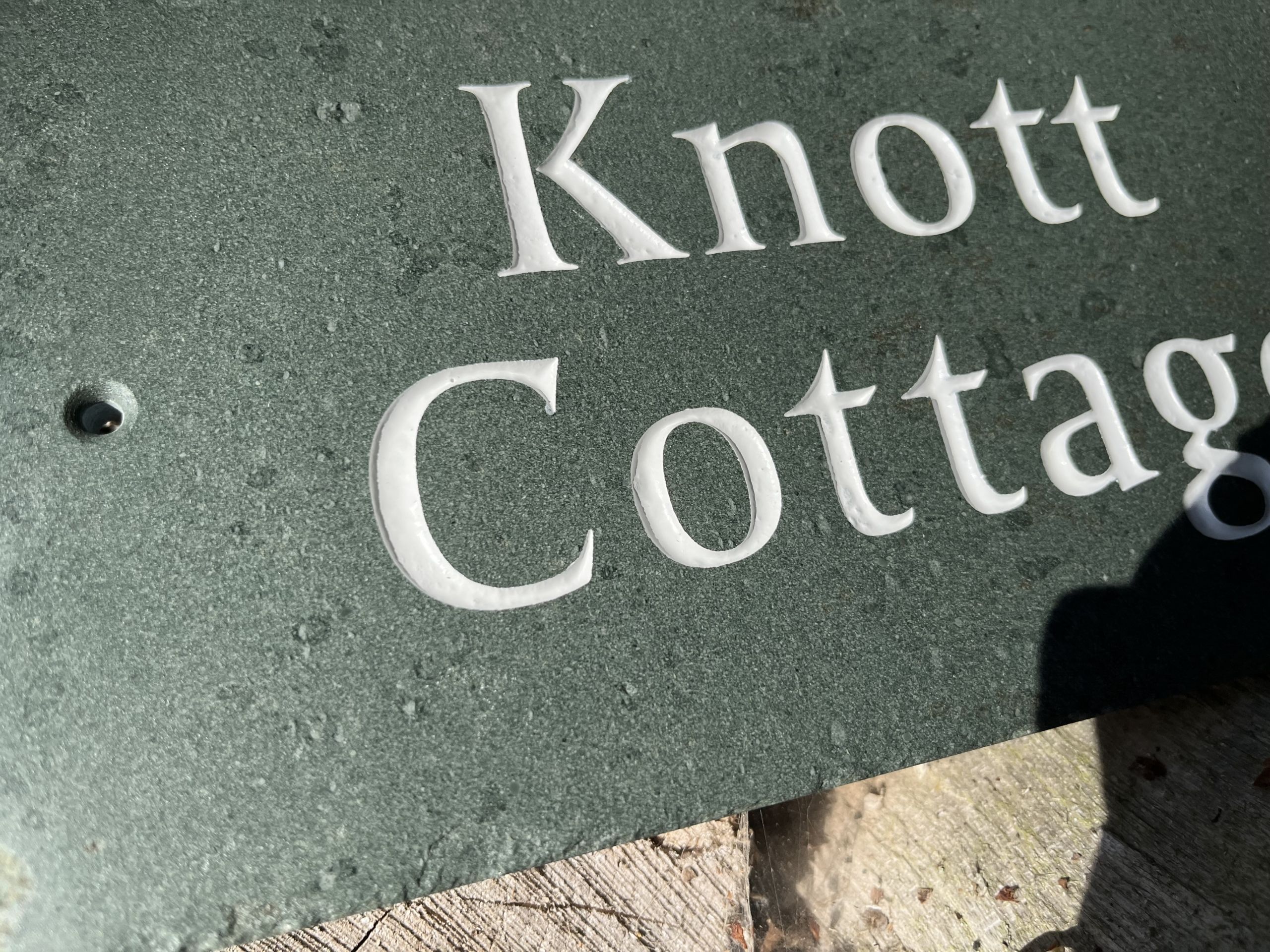 Rustic Westmorland Slate House Sign - Image 8
