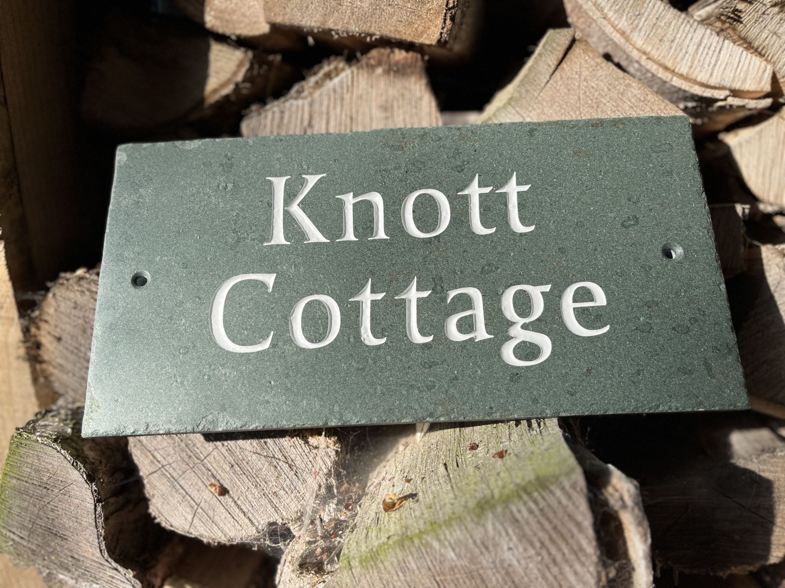 Rustic Westmorland Slate House Sign - Image 7