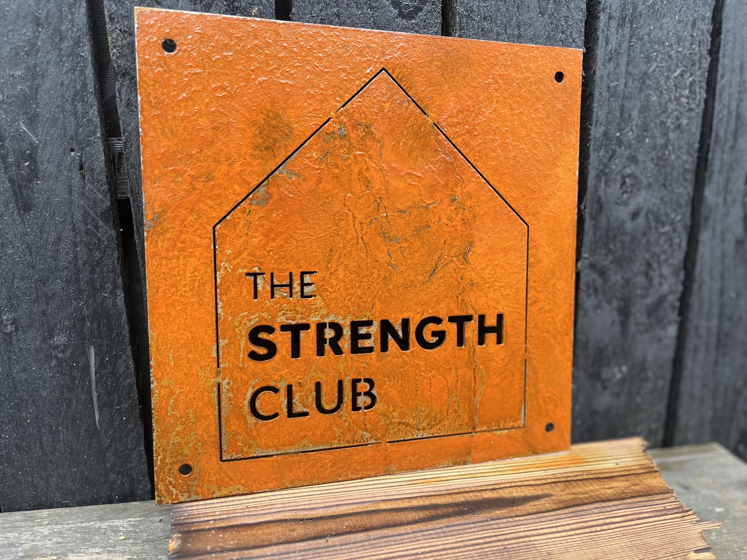 Large Rustic Corten Steel Signs- The perfect no maintenance required wall sign various sizes. - Image 10