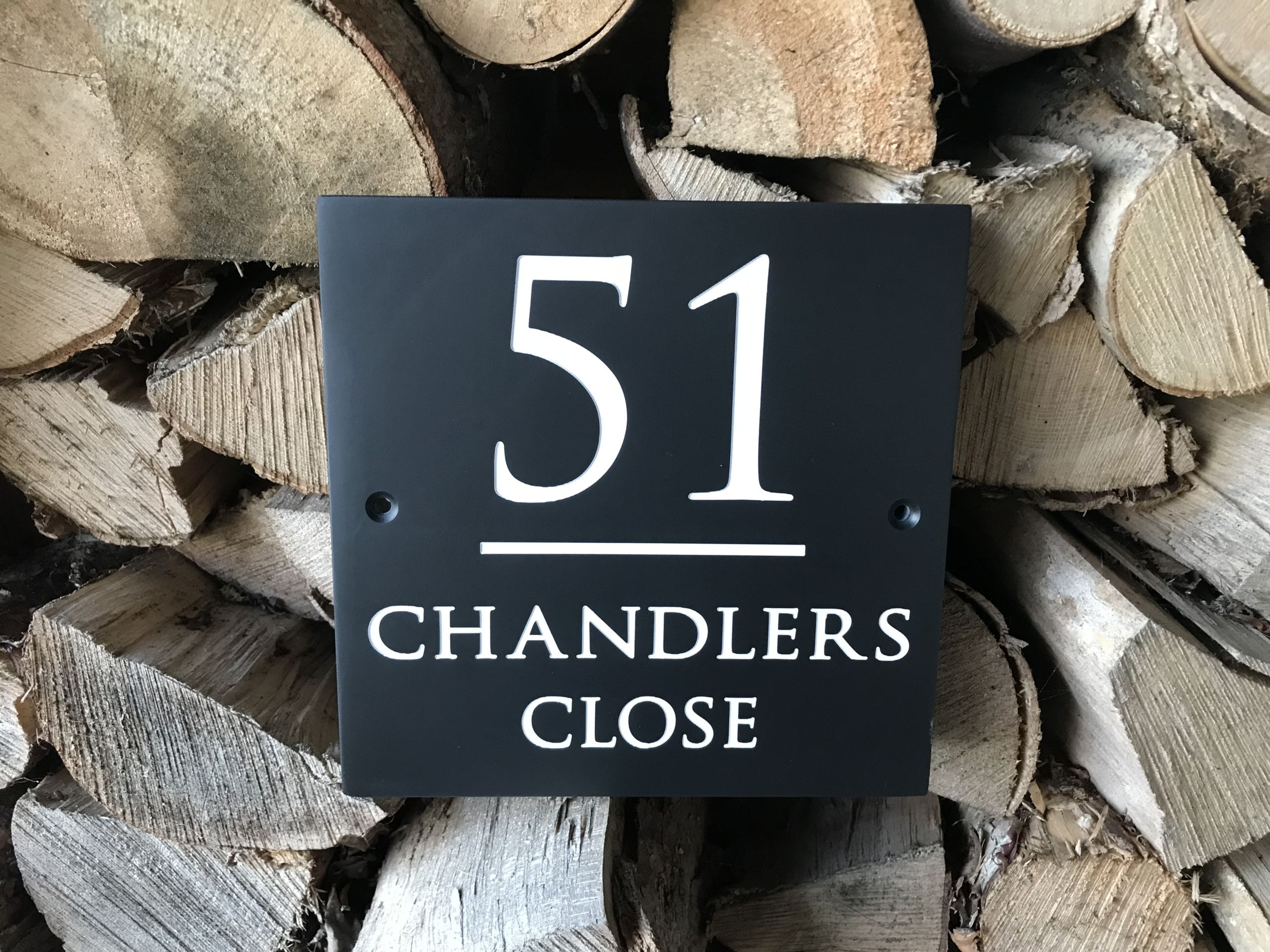 Large Deep Engraved Slate House Door Number - Image 8