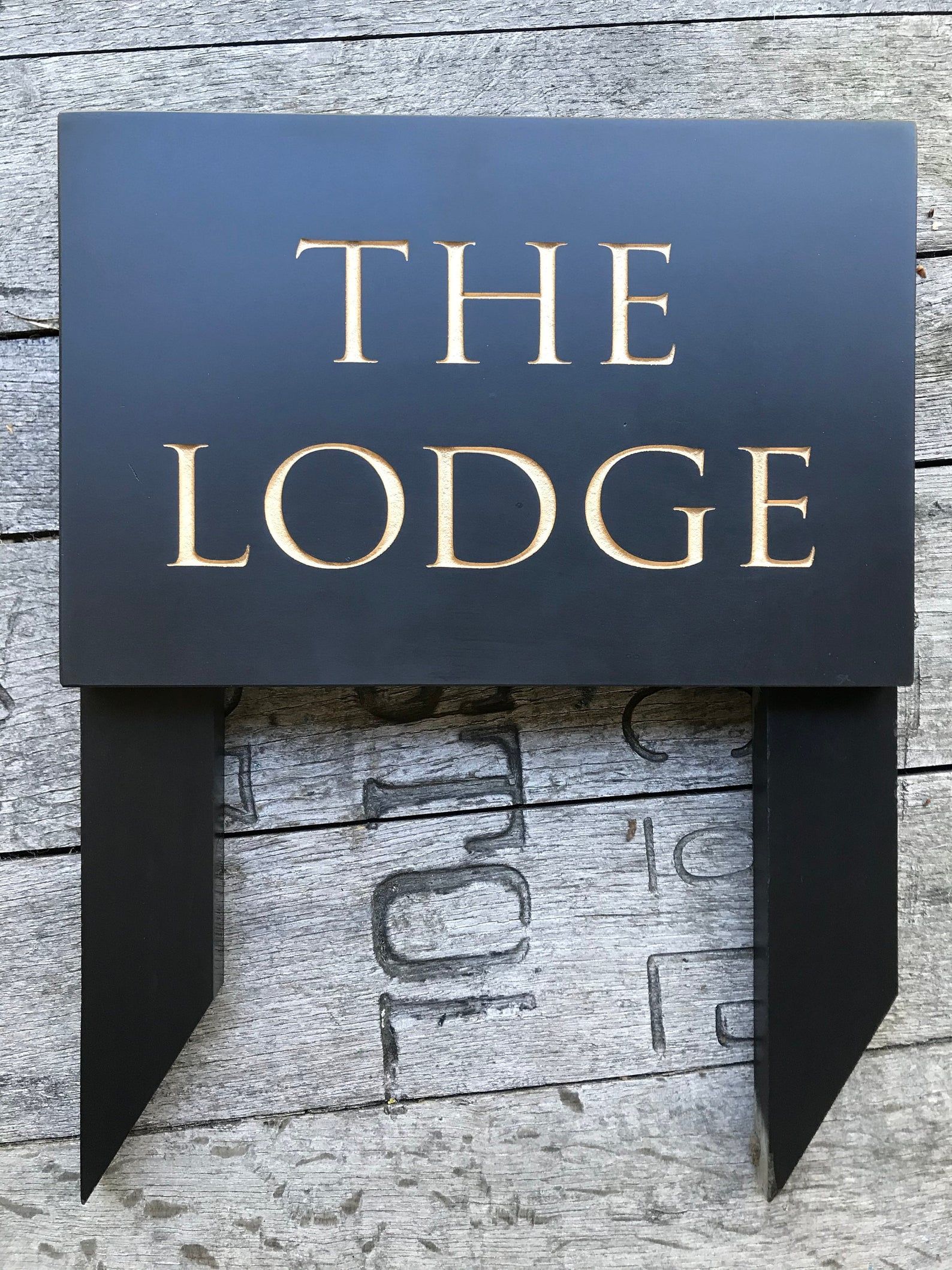 Large Deep Engraved Slate House Sign 20mm Thick Supplied with Slate Posts for Quick Easy Installation - Image 5