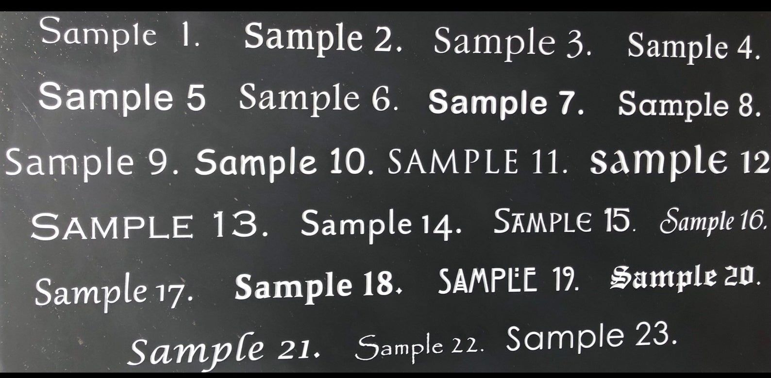Large Deep Engraved Slate House Sign 20mm Thick Supplied with Slate Posts for Quick Easy Installation - Image 2