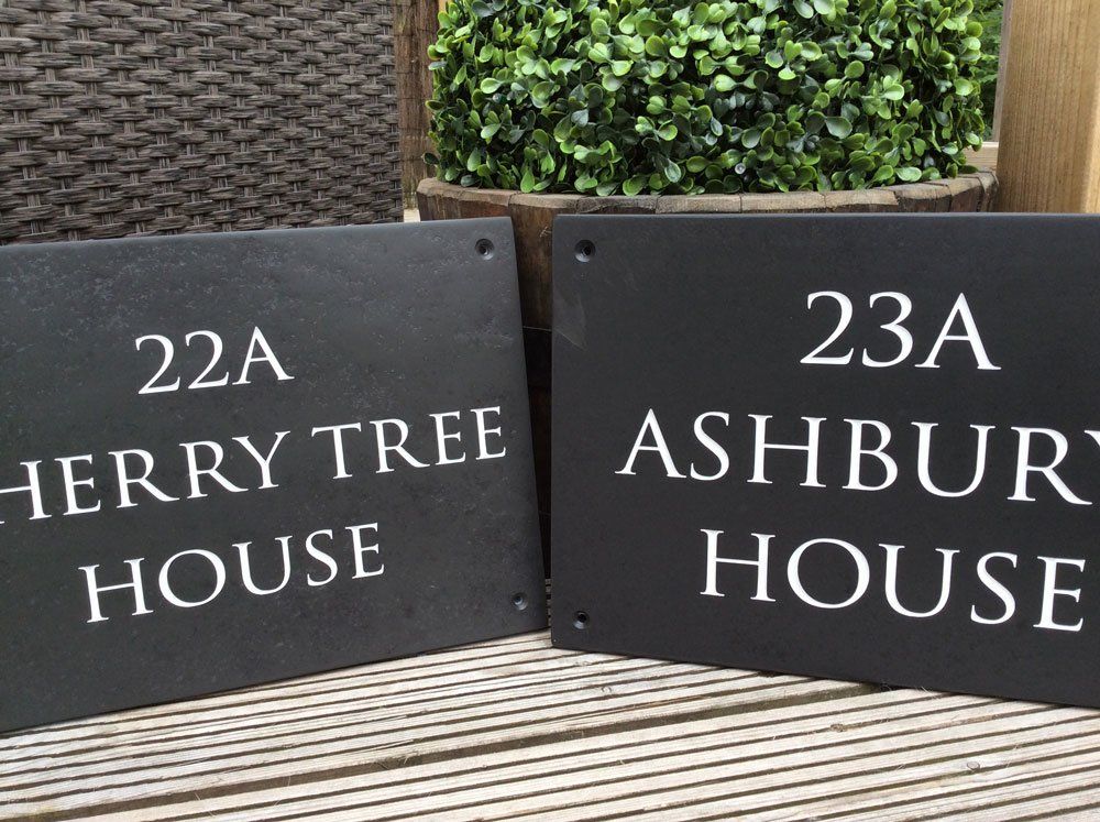 Slate House Sign Designer