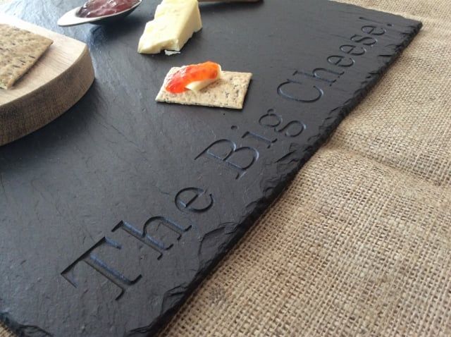 The Big Cheese Personalised Slate Board
